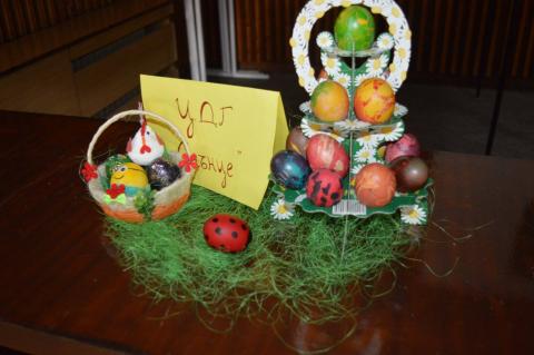 Easter bazaar - painting Easter eggs